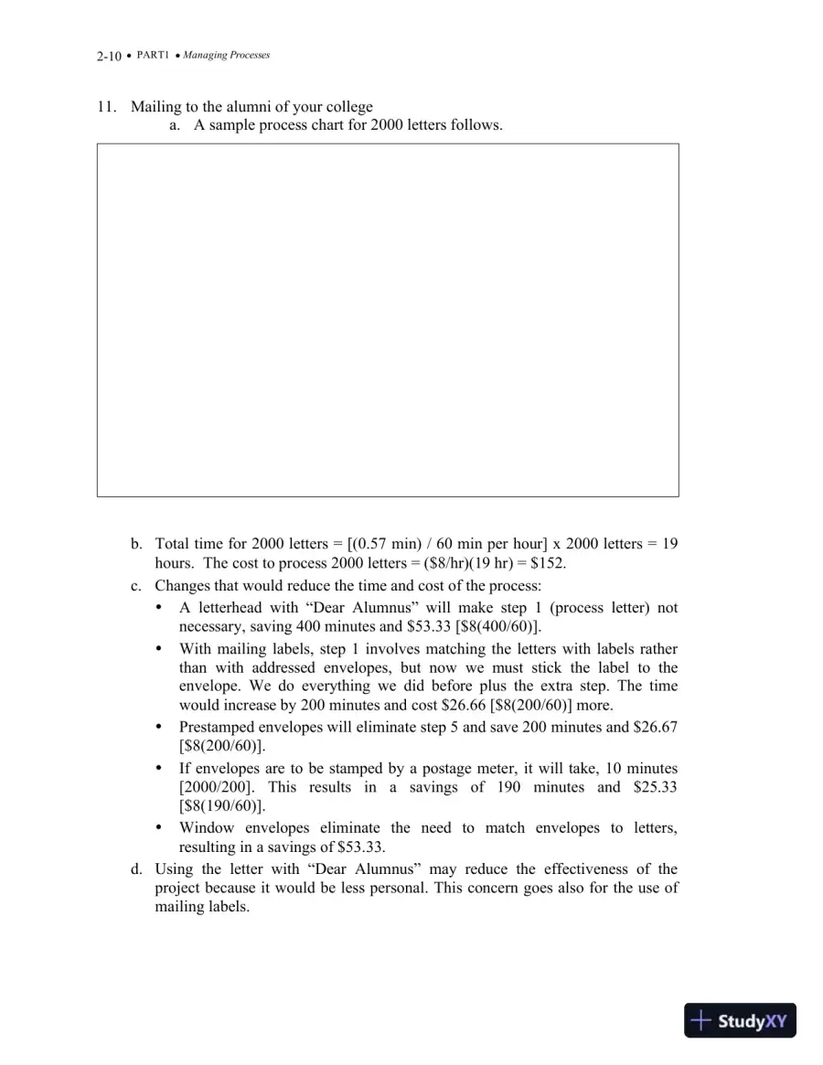 Solution Manual For Operations Management: Processes and Supply Chains, 11th Edition, page 30