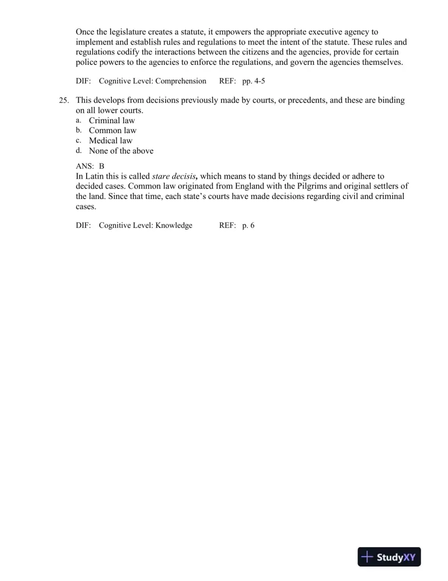 Legal and Ethical Issues for Health Professions 3rd Edition Test Bank, page 8