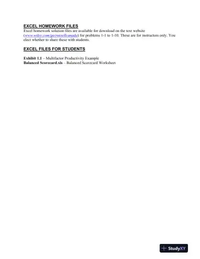 Operations Management: Creating Value Along The Supply Chain, 1st Canadian Edition Lecture Notes - Page 8 preview image