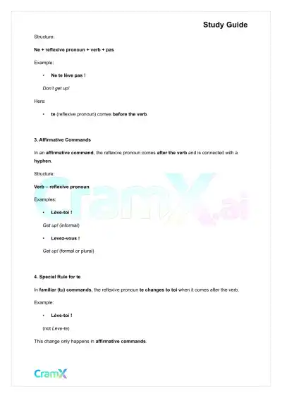 French I - Reflexive Verbs - Page 3 preview image