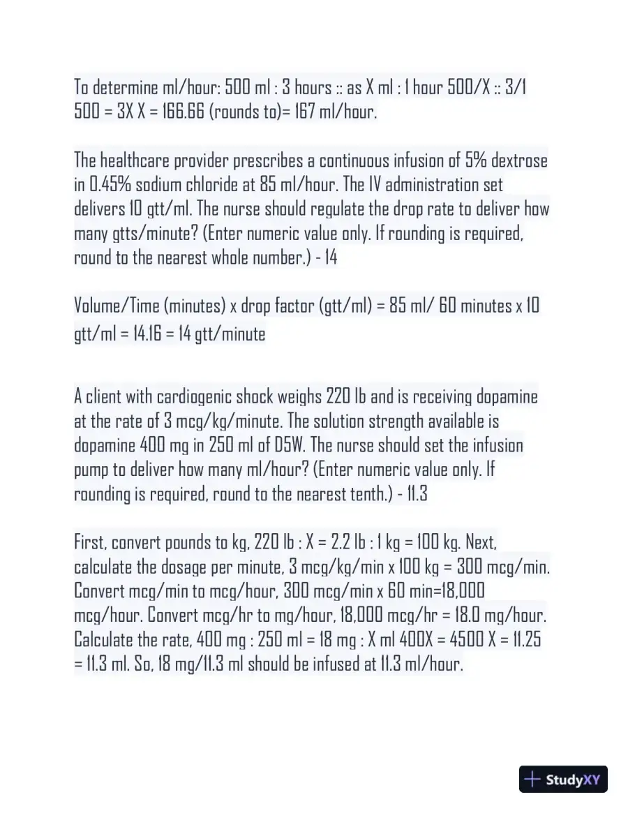 HESI Pharmacology Practice Exam With Answers (102 Solved Questions), page 4