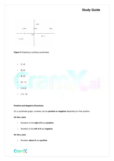 Algebra I – Coordinate Geometry - Page 3 preview image