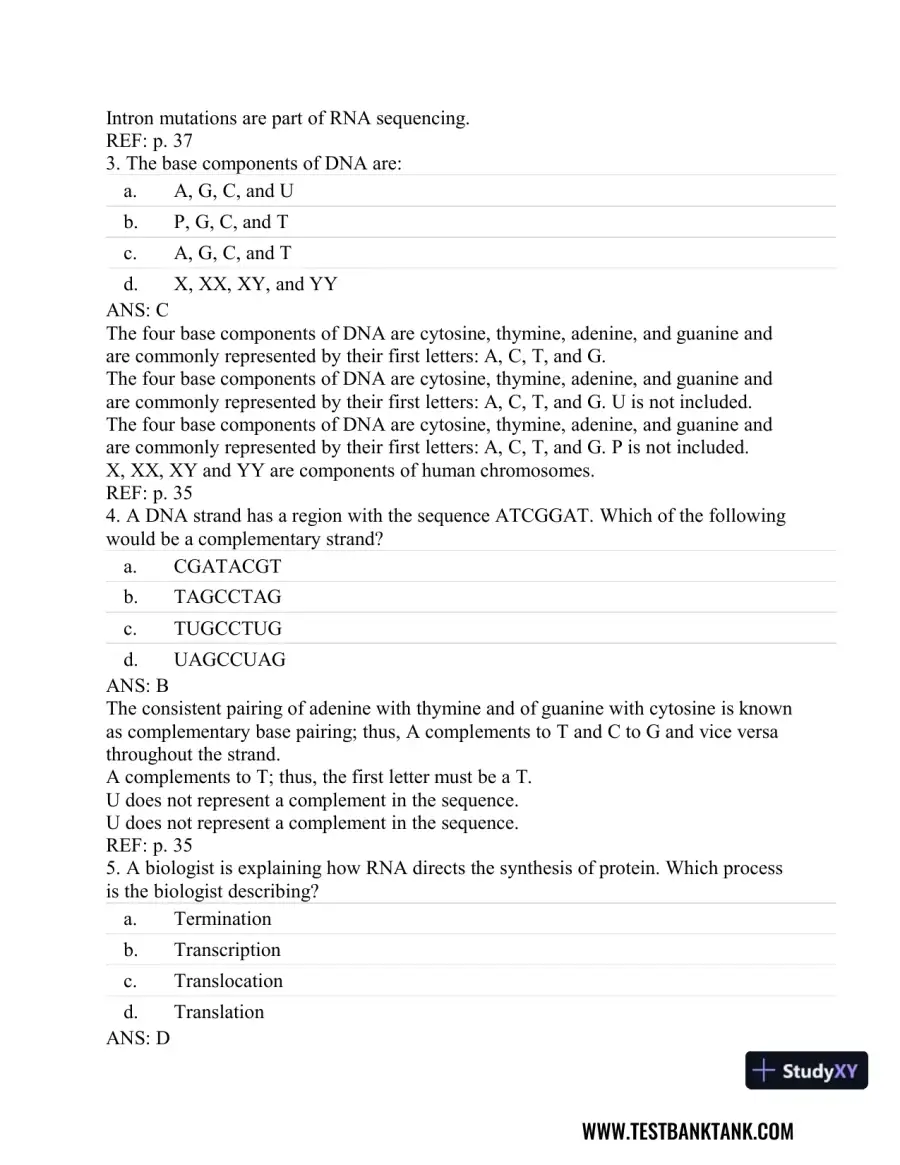 Understanding Pathophysiology 6th Edition Test Bank, page 18