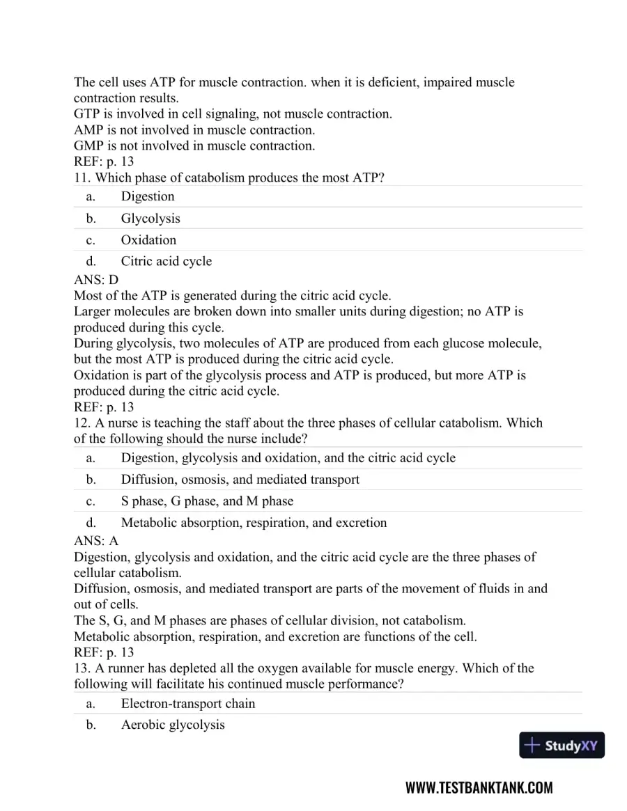 Understanding Pathophysiology 6th Edition Test Bank, page 6