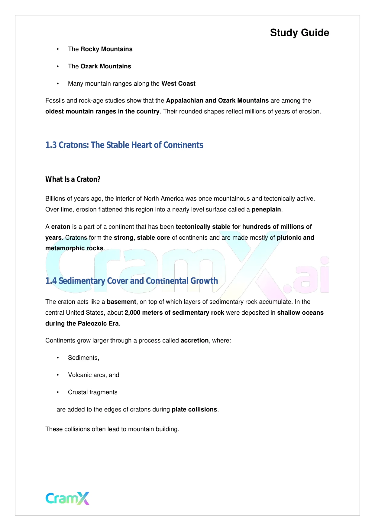 Geology - Mountain Building - Page 2 preview image