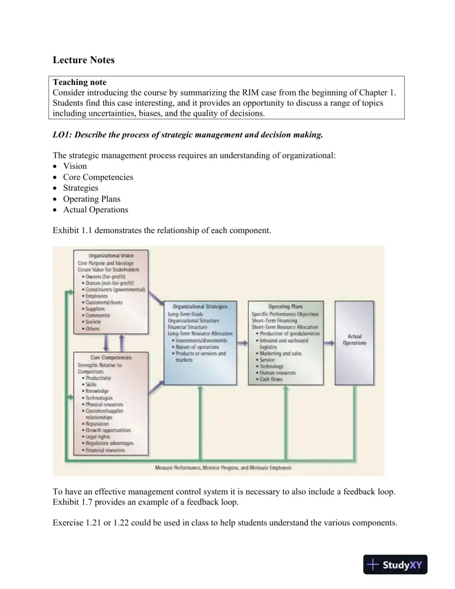 Cost Management: Measuring, Monitoring, And Motivating Performance, 2nd Edition Lecture Notes, page 4