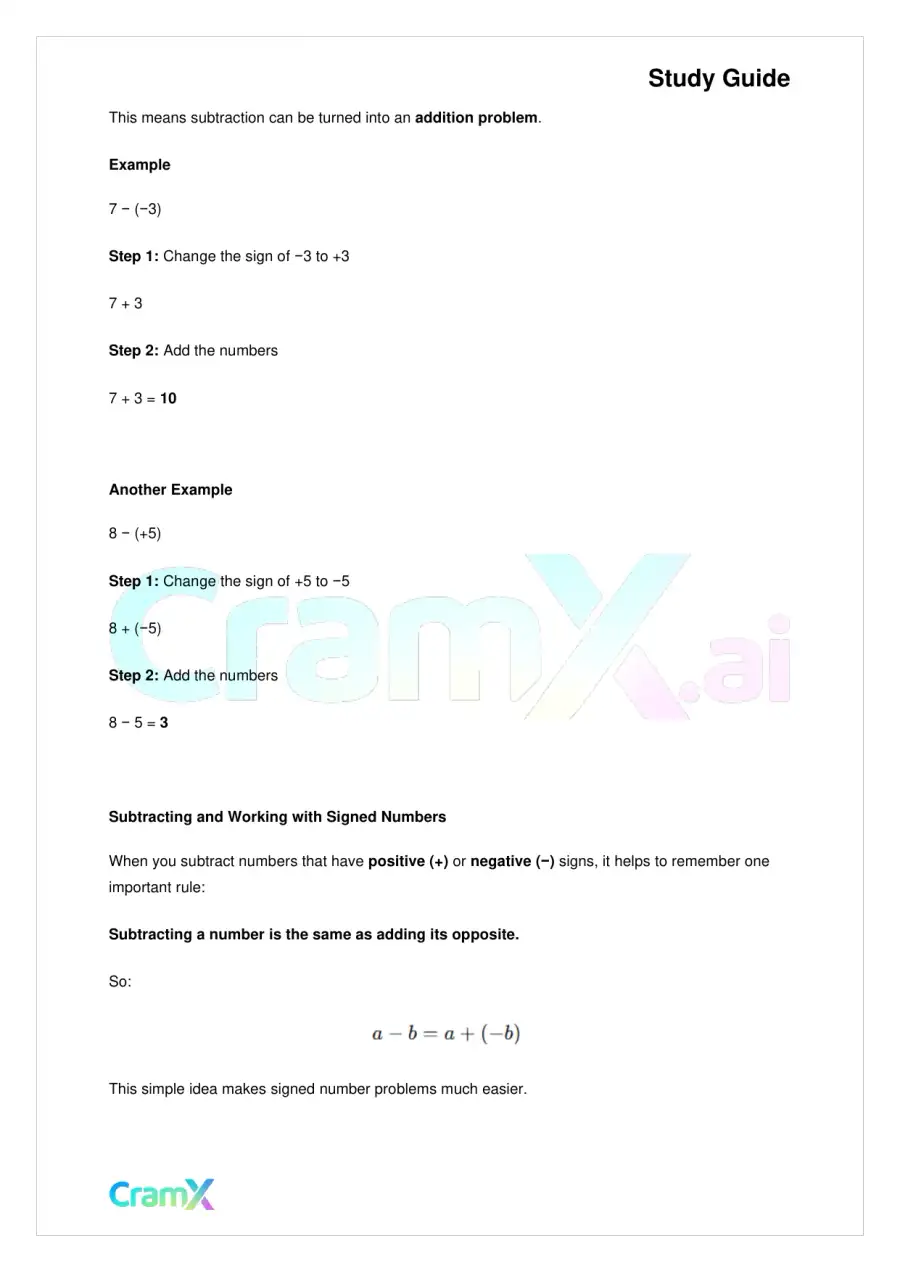 Algebra I – Signed Numbers Fractions and Percents, page 9