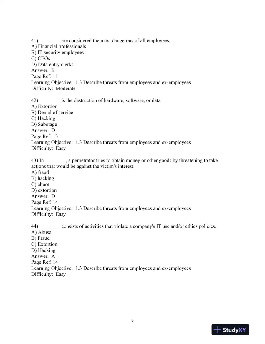 Test Bank for Corporate Computer Security, 5th Edition, page 10