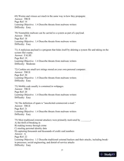 Test Bank for Corporate Computer Security, 5th Edition - Page 16 preview image