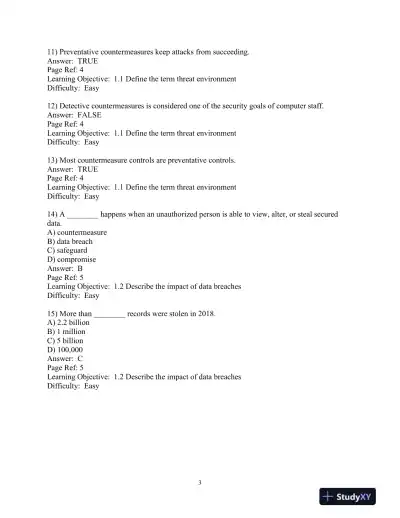 Test Bank for Corporate Computer Security, 5th Edition - Page 4 preview image