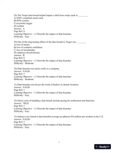 Test Bank for Corporate Computer Security, 5th Edition - Page 8 preview image