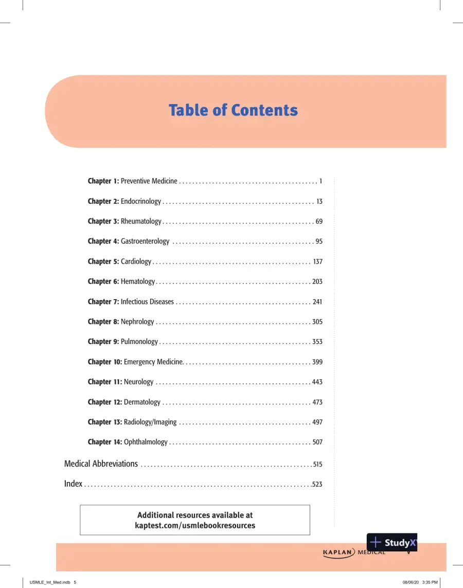 USMLE Step 2 CK Lecture Notes 2021: Internal Medicine, 1st Edition (2020), page 10