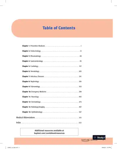 USMLE Step 2 CK Lecture Notes 2021: Internal Medicine, 1st Edition (2020) - Page 10 preview image