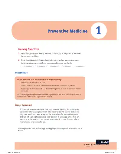 USMLE Step 2 CK Lecture Notes 2021: Internal Medicine, 1st Edition (2020) - Page 11 preview image