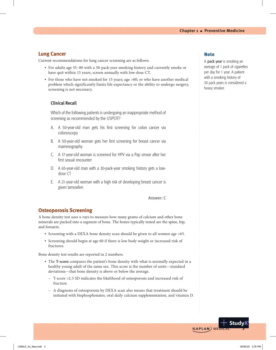 USMLE Step 2 CK Lecture Notes 2021: Internal Medicine, 1st Edition (2020), page 13