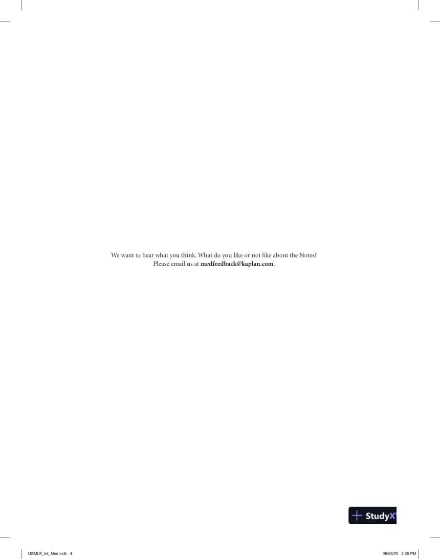 USMLE Step 2 CK Lecture Notes 2021: Internal Medicine, 1st Edition (2020), page 9