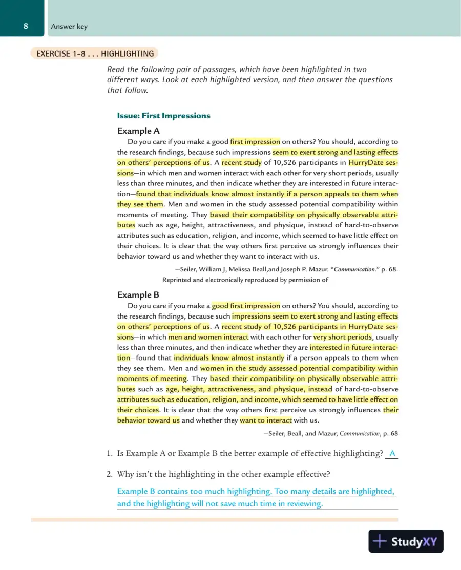 Solution Manual for Reading and Writing About Contemporary Issues, 3rd Edition, page 10