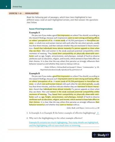Solution Manual for Reading and Writing About Contemporary Issues, 3rd Edition - Page 10 preview image