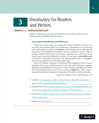 Solution Manual for Reading and Writing About Contemporary Issues, 3rd Edition - Page 15 preview image