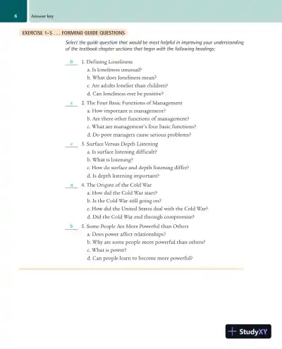 Solution Manual for Reading and Writing About Contemporary Issues, 3rd Edition - Page 8 preview image