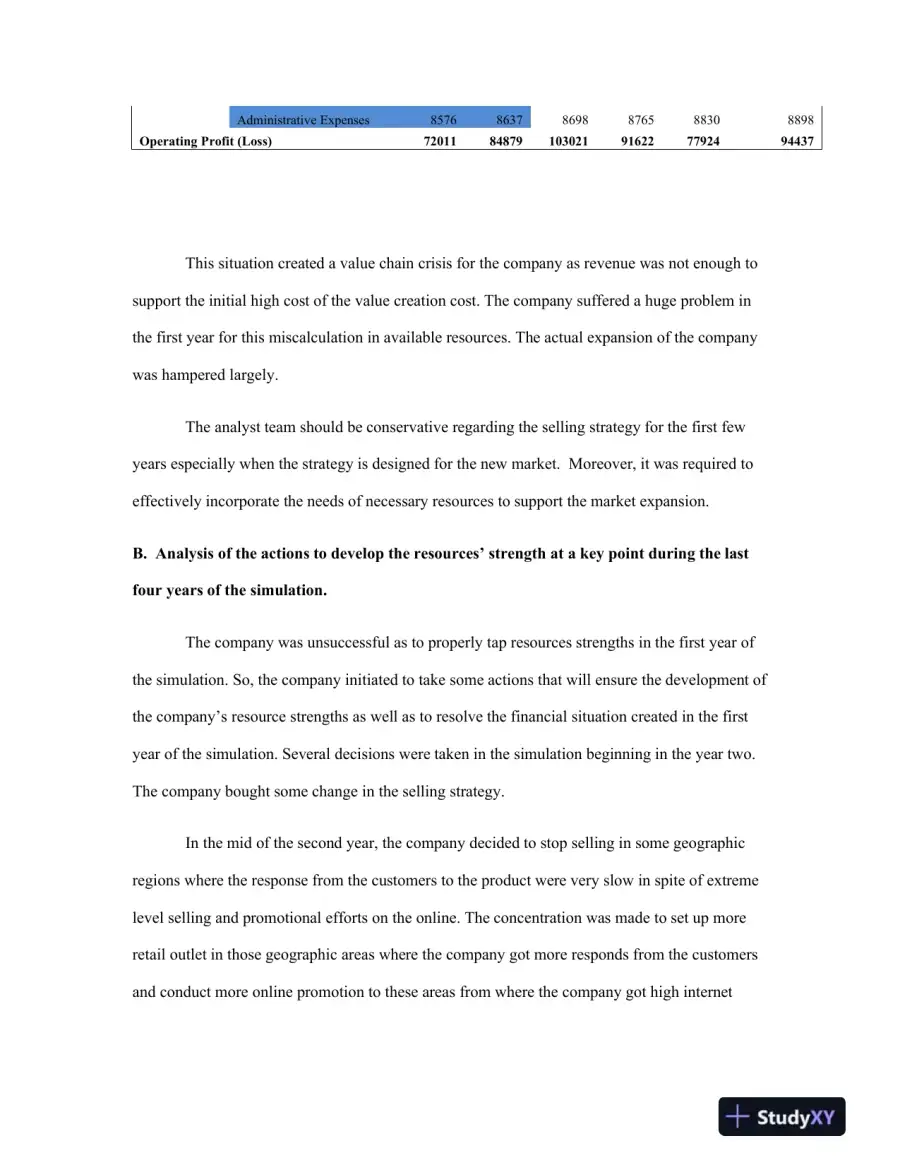 Strategic Management, Task 2, page 4