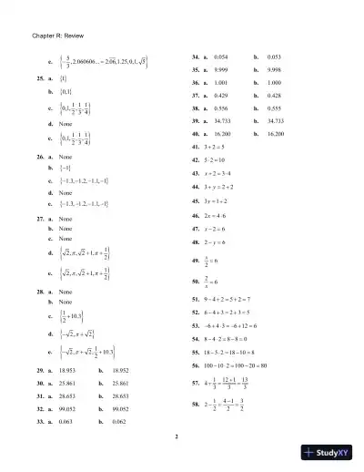 Solution Manual for College Algebra, 11th Edition - Page 7 preview image