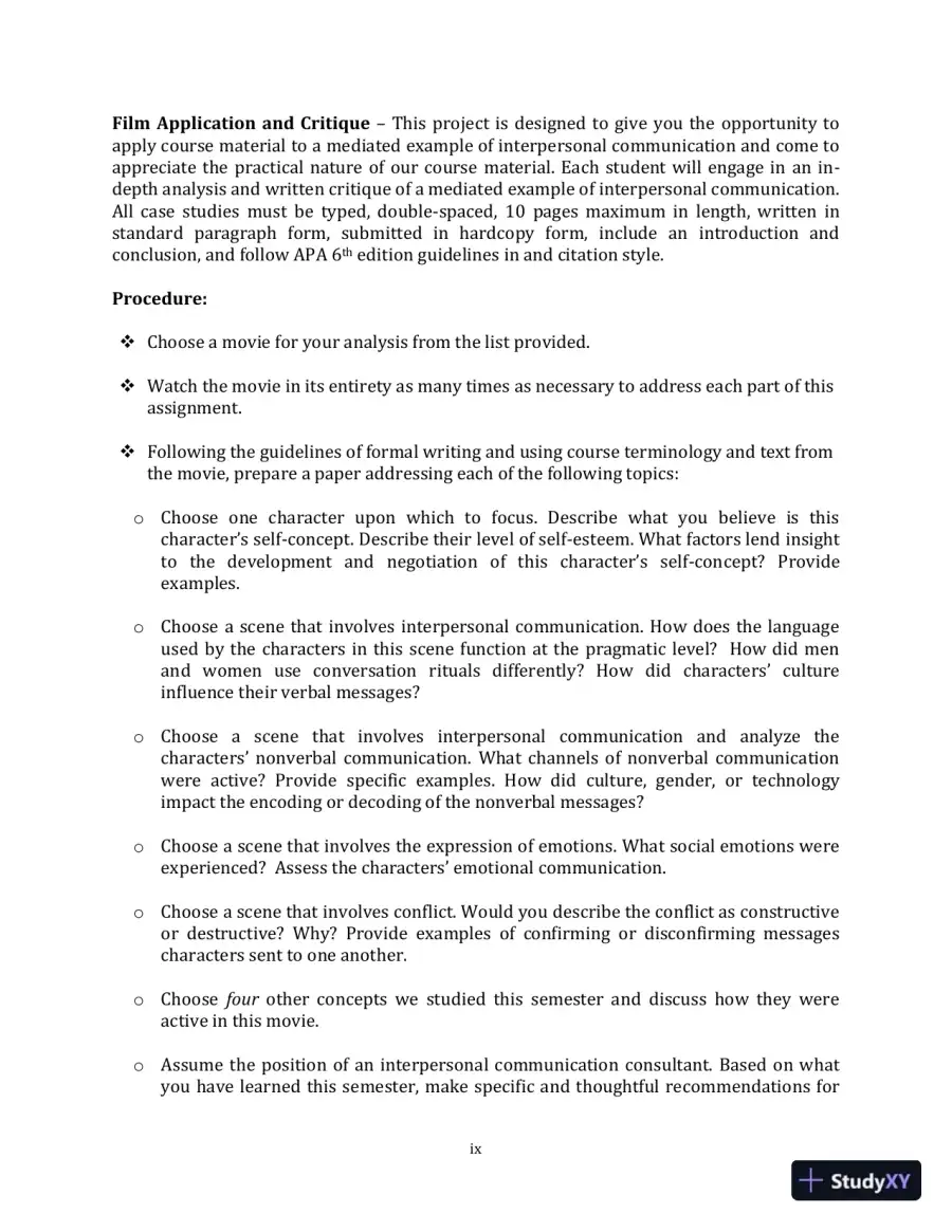 Lecture Notes for Your Interpersonal Communication , 1st Edition, page 11