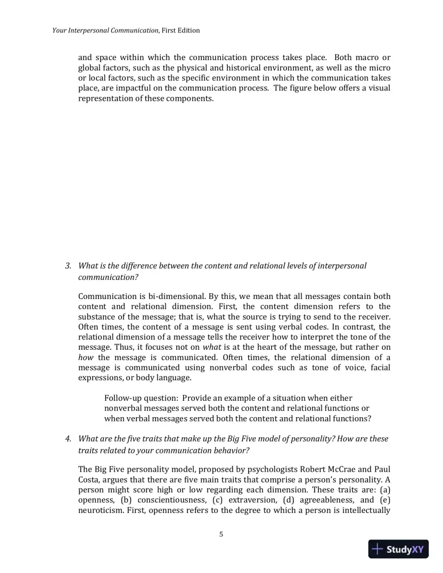 Lecture Notes for Your Interpersonal Communication , 1st Edition, page 21