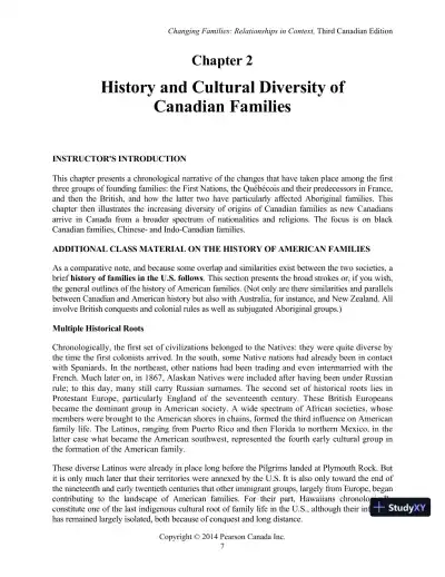 Changing Families : Relationships In Context, Third Canadian Edition Lecture Notes - Page 12 preview image