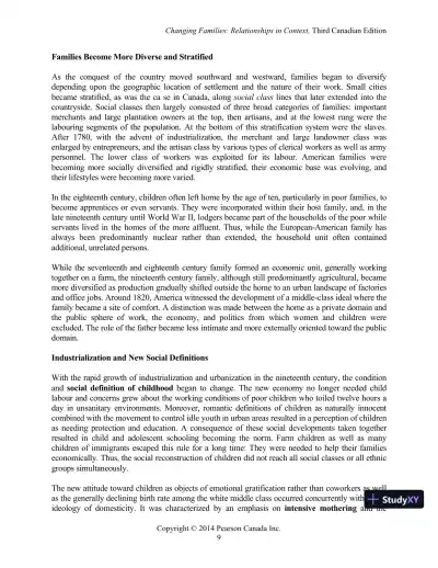 Changing Families : Relationships In Context, Third Canadian Edition Lecture Notes - Page 14 preview image