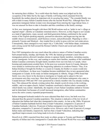 Changing Families : Relationships In Context, Third Canadian Edition Lecture Notes - Page 17 preview image