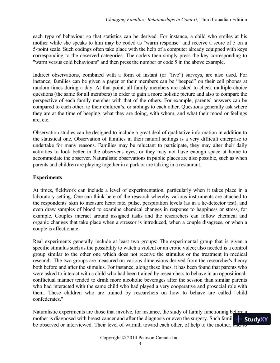 Changing Families : Relationships In Context, Third Canadian Edition Lecture Notes, page 8