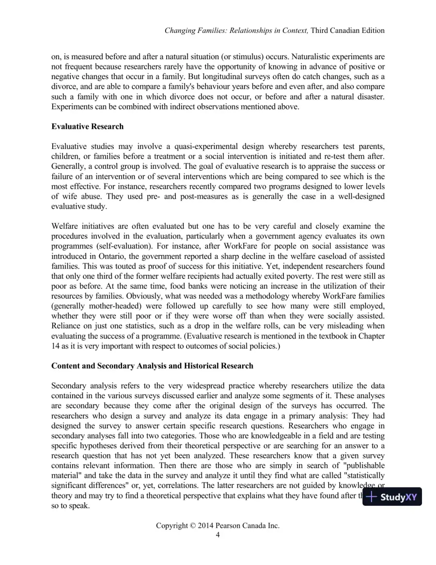 Changing Families : Relationships In Context, Third Canadian Edition Lecture Notes, page 9