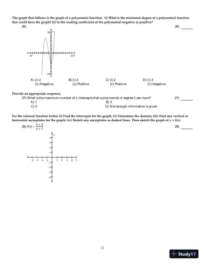 Test Bank for Calculus for Business, Economics, Life Sciences, and Social Sciences, 14th Edition - Page 13 preview image