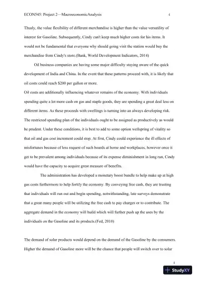 ECON545: Project 2�Macroeconomic Analysis - Page 5 preview image