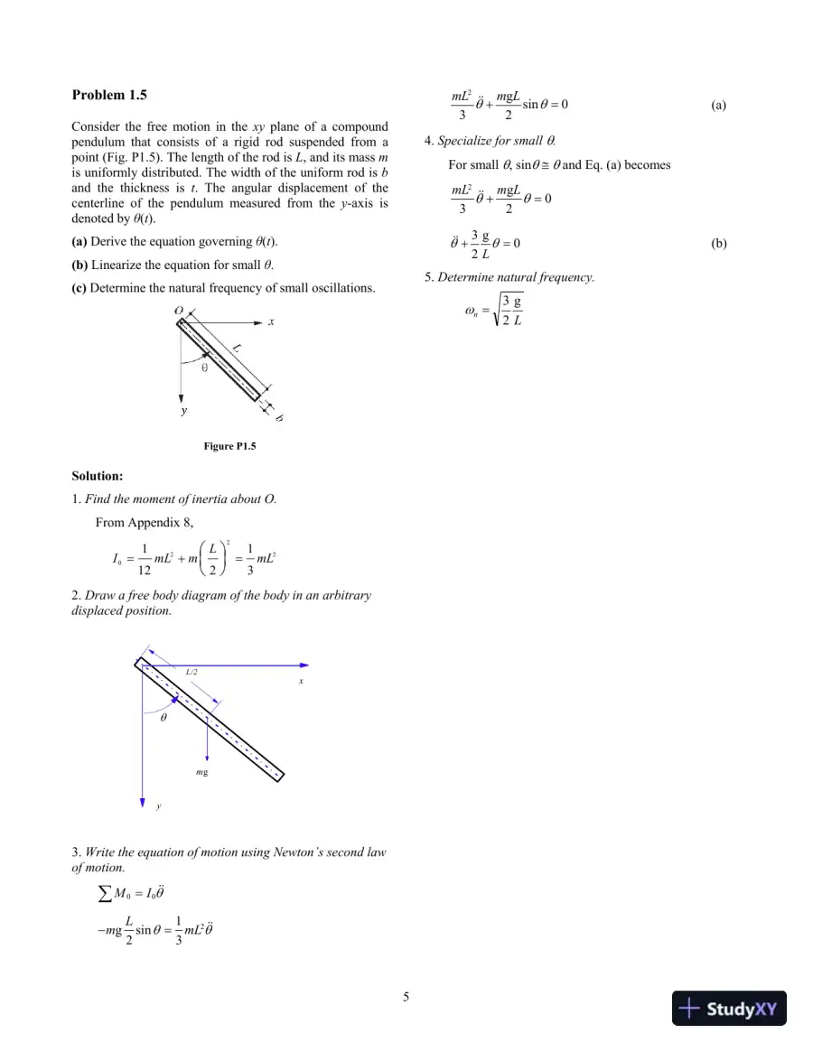 Dynamics of Structures, 5th Edition Solution Manual, page 6
