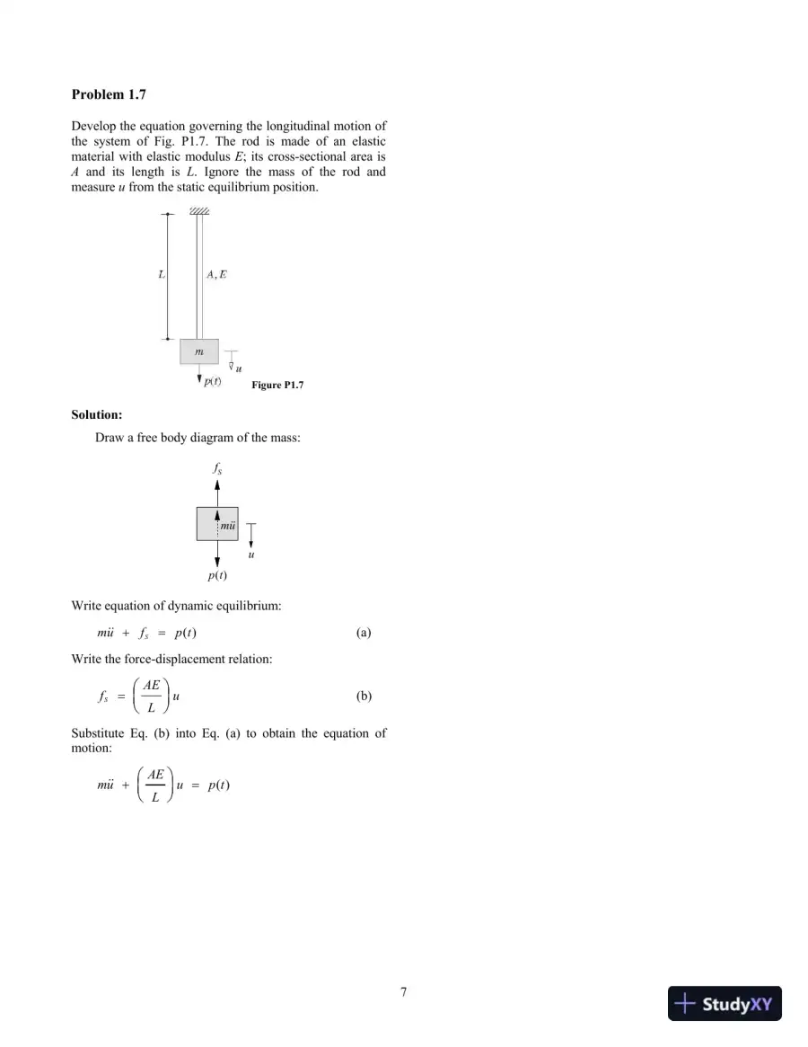 Dynamics of Structures, 5th Edition Solution Manual, page 8