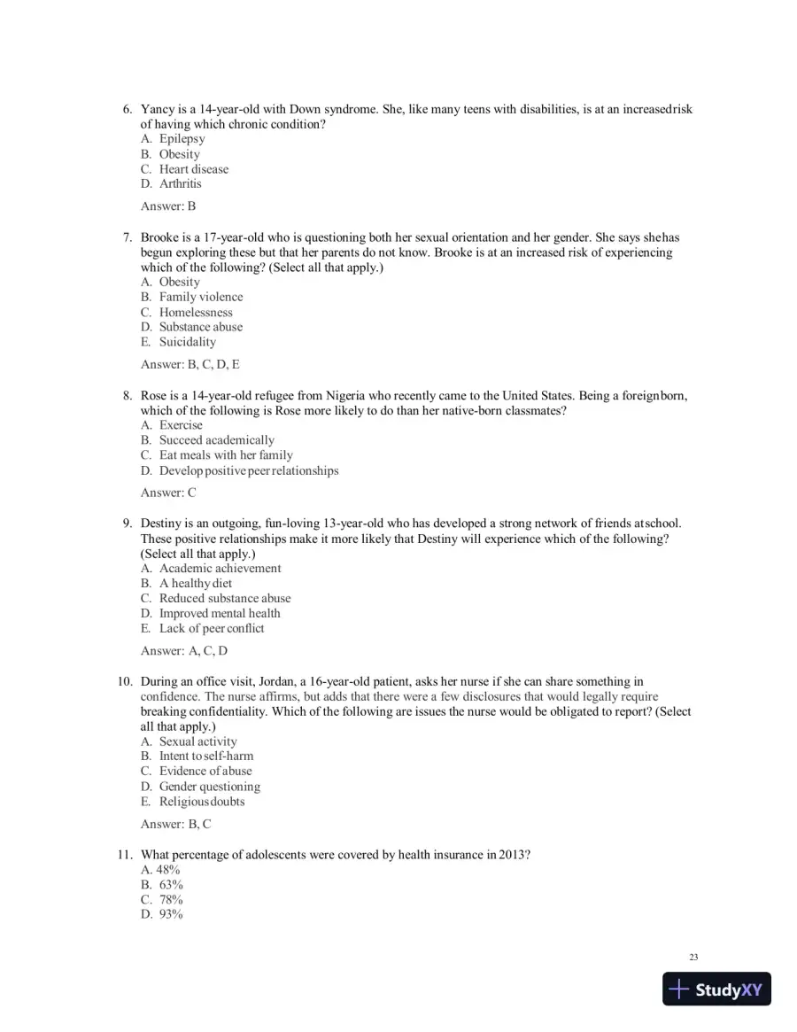 Test Bank for Women's Health Care in Advanced Practice Nursing, 2nd Edition (Chapters 1-46), page 24