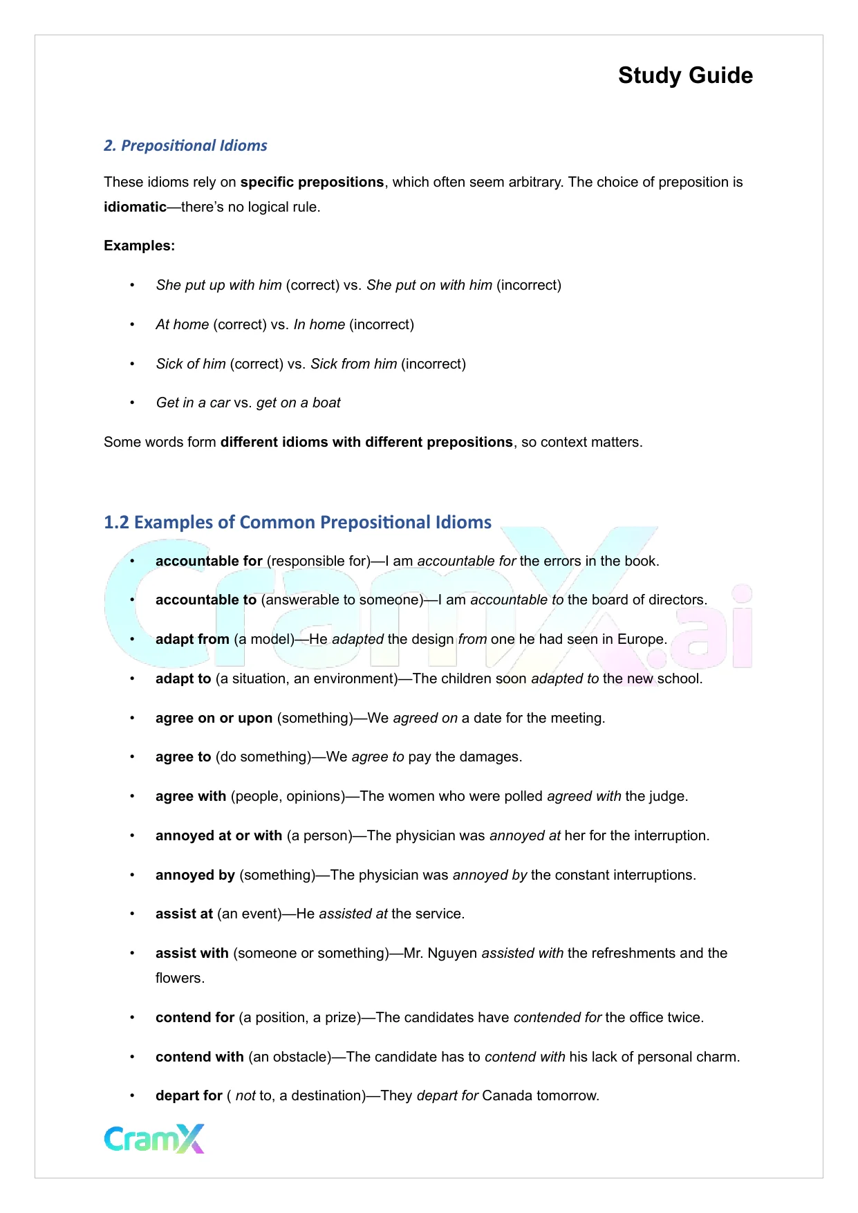 Grammar - Idioms, Cliches, Jargon, Slang, Euphemisms, and Wordiness - Page 2 preview image