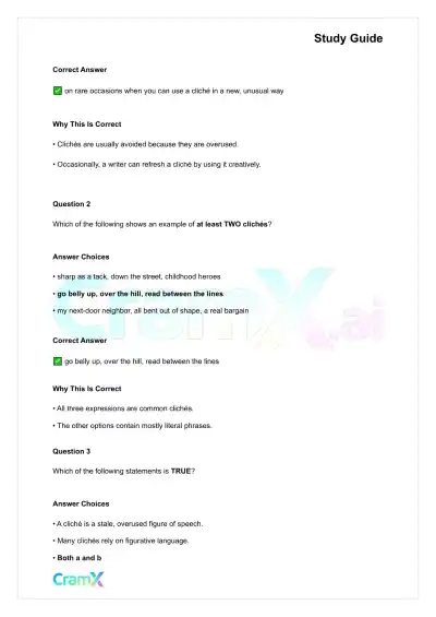 Grammar - Idioms, Cliches, Jargon, Slang, Euphemisms, and Wordiness - Page 9 preview image