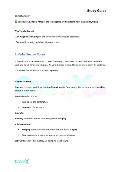 English - Noun Person, Place, Thing, Idea, or Acti - Page 5 preview image