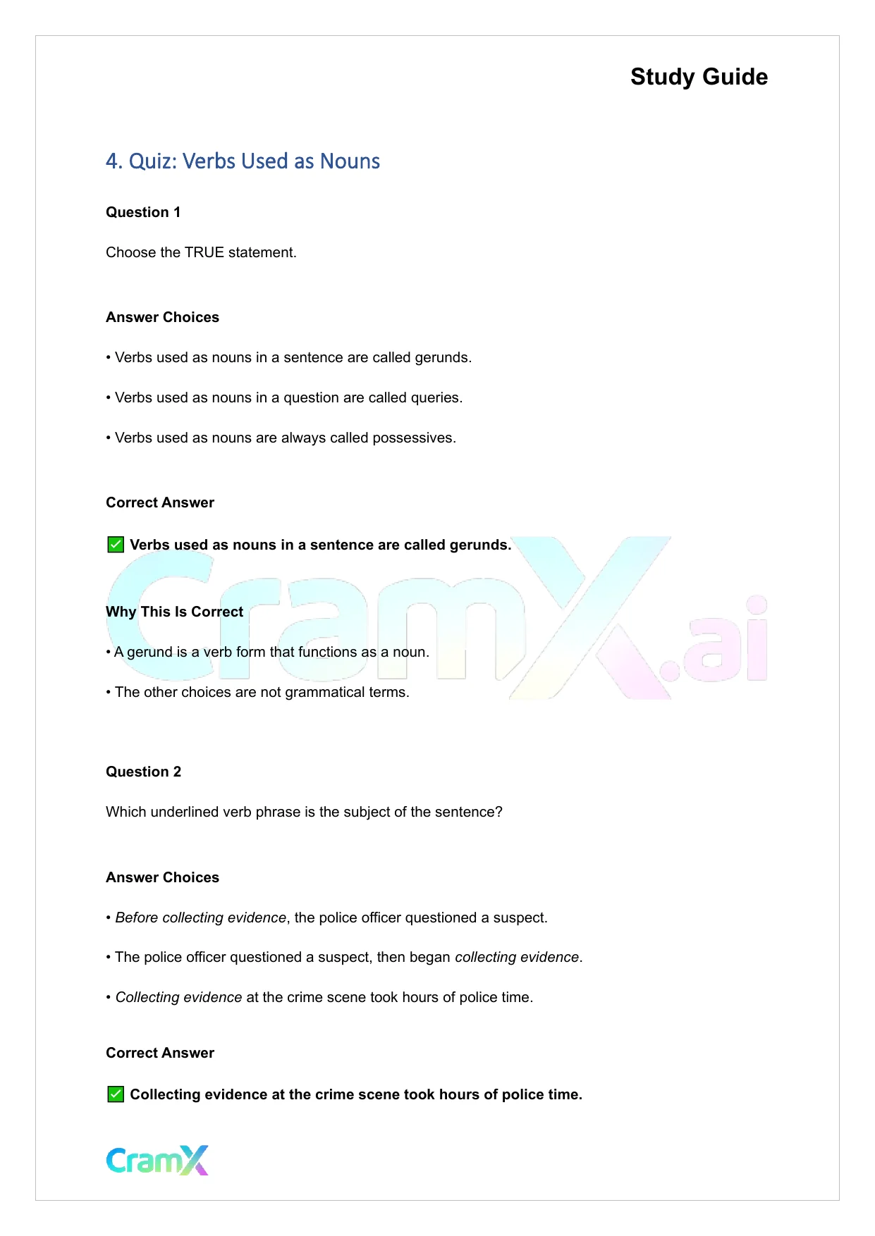 English - Noun Person, Place, Thing, Idea, or Acti - Page 7 preview image