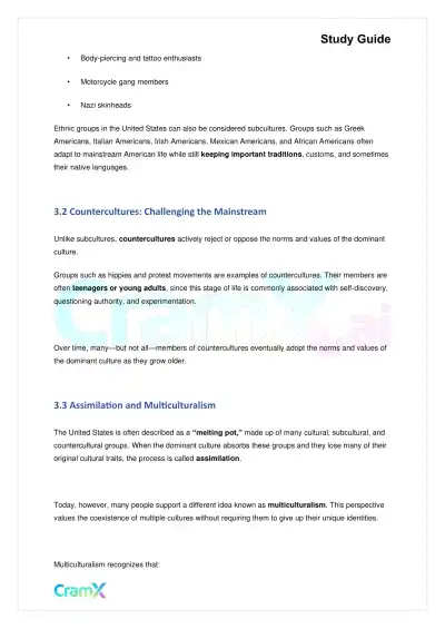 Sociology - Culture and Societies - Page 6 preview image