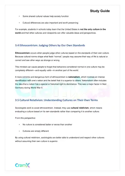 Sociology - Culture and Societies - Page 7 preview image