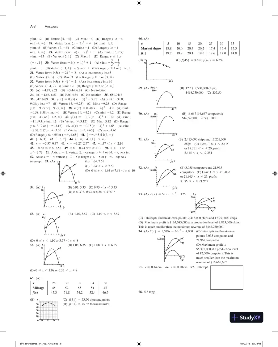 Solution Manual for Finite Mathematics for Business, Economics, Life Sciences, and Social Sciences, 14th Edition, page 10