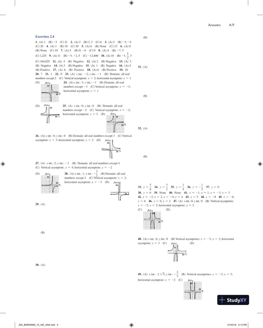 Solution Manual for Finite Mathematics for Business, Economics, Life Sciences, and Social Sciences, 14th Edition, page 11