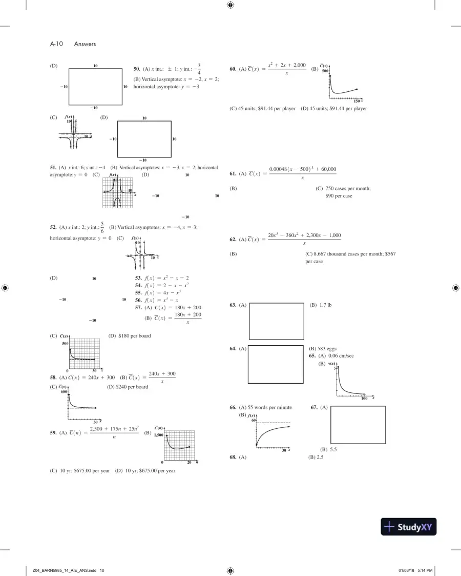 Solution Manual for Finite Mathematics for Business, Economics, Life Sciences, and Social Sciences, 14th Edition, page 12