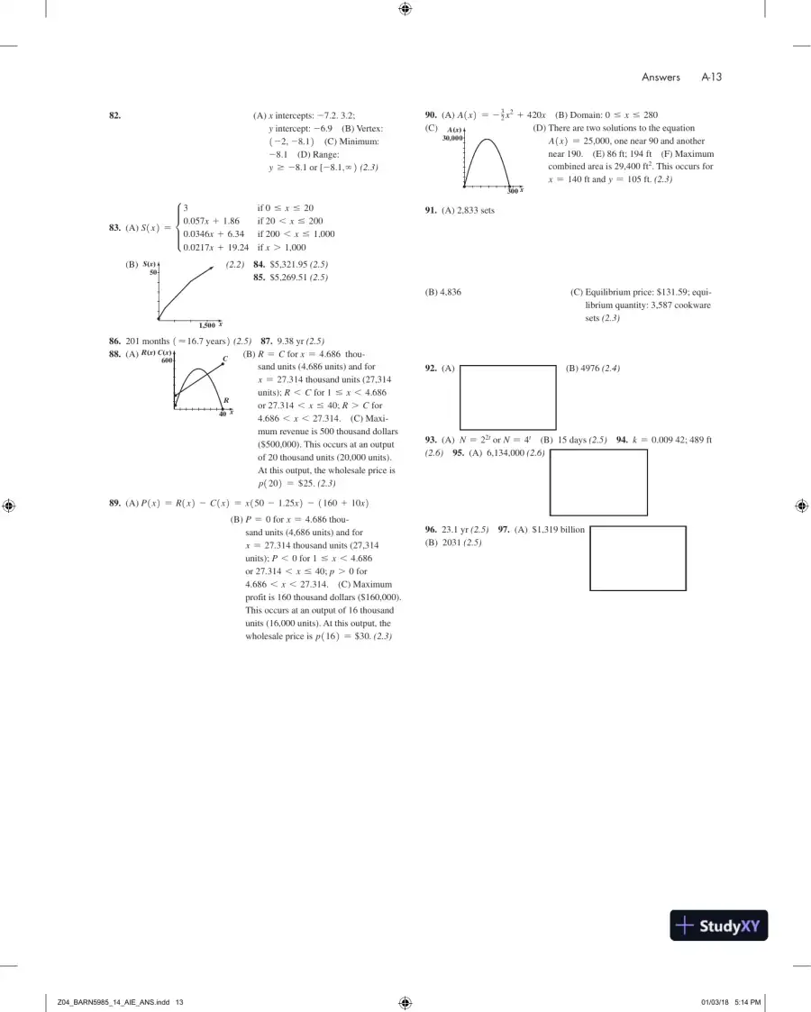 Solution Manual for Finite Mathematics for Business, Economics, Life Sciences, and Social Sciences, 14th Edition, page 15