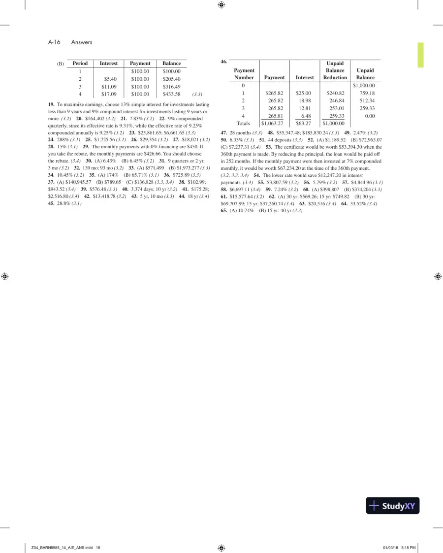 Solution Manual for Finite Mathematics for Business, Economics, Life Sciences, and Social Sciences, 14th Edition, page 18