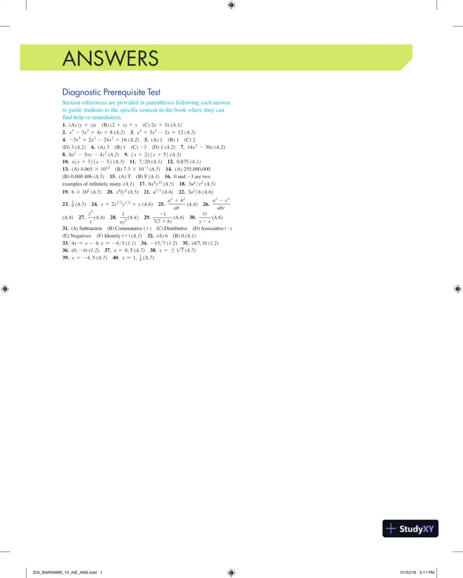 Solution Manual for Finite Mathematics for Business, Economics, Life Sciences, and Social Sciences, 14th Edition, page 3